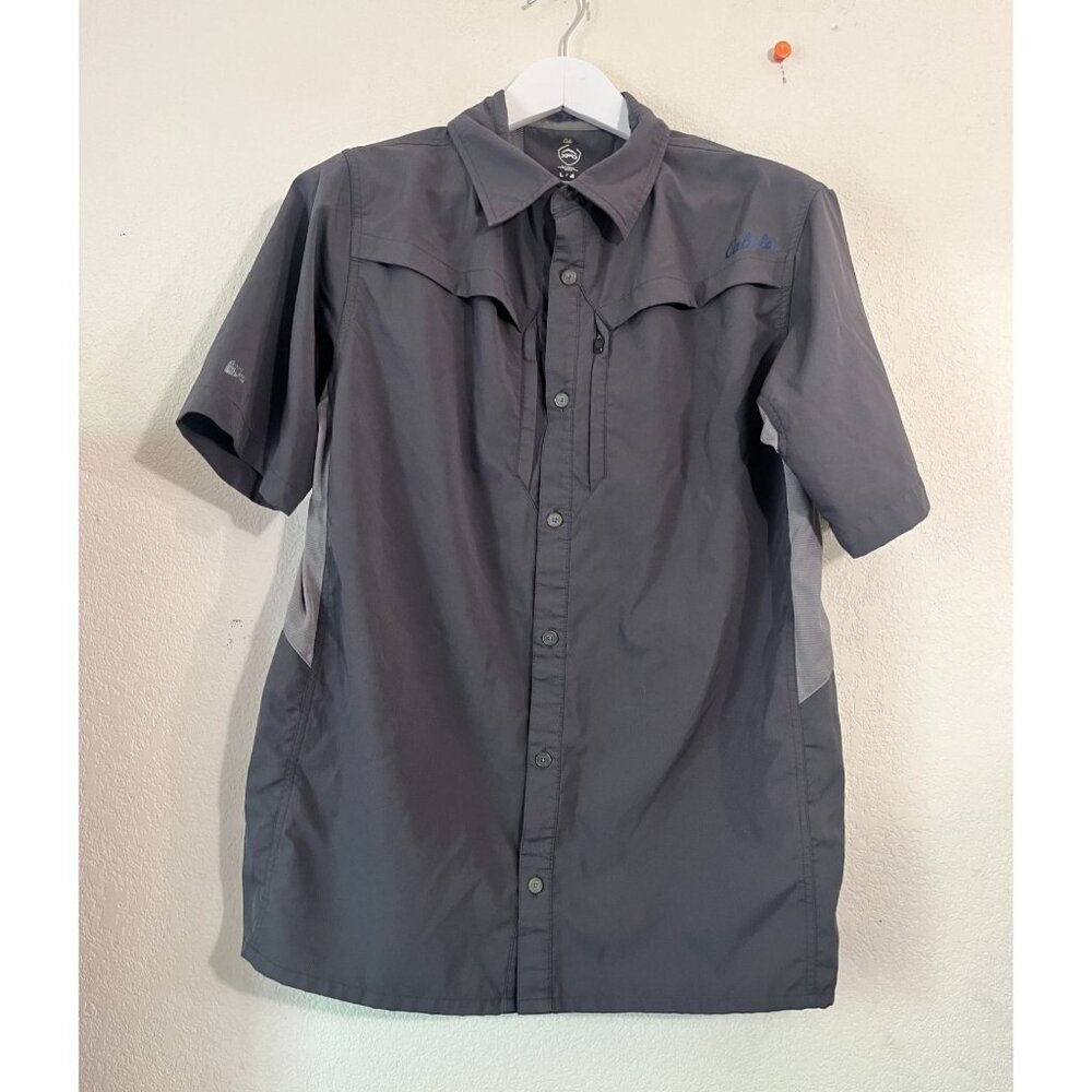Cabela's XPG Mens Short Sleeve Outdoor Performance Shirt Large Black Lightweight
